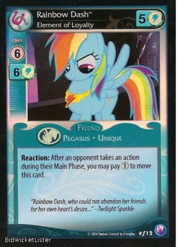 Rainbow Dash, Element of Loyalty - F12
