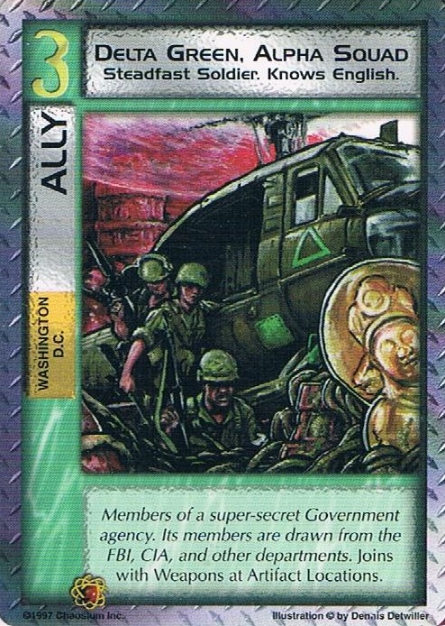 Delta Green, Alpha Squad