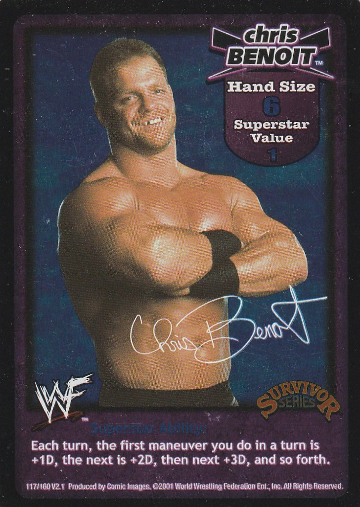 Chris Benoit Superstar Card (SS1)