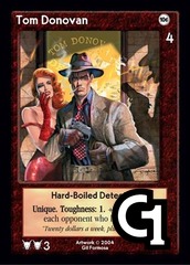 Tom Donovan, Hard-Boiled Detective