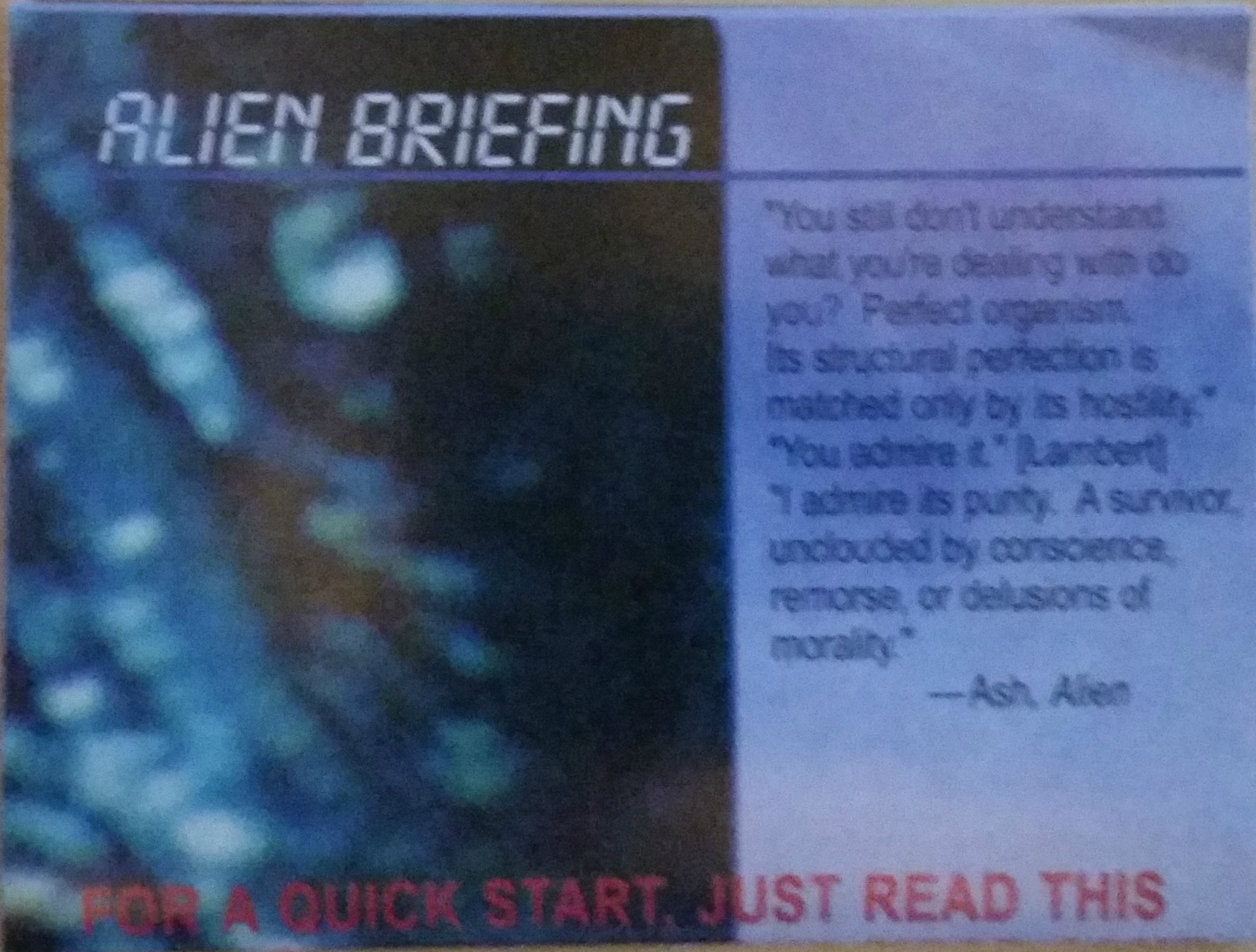 Alien Briefing