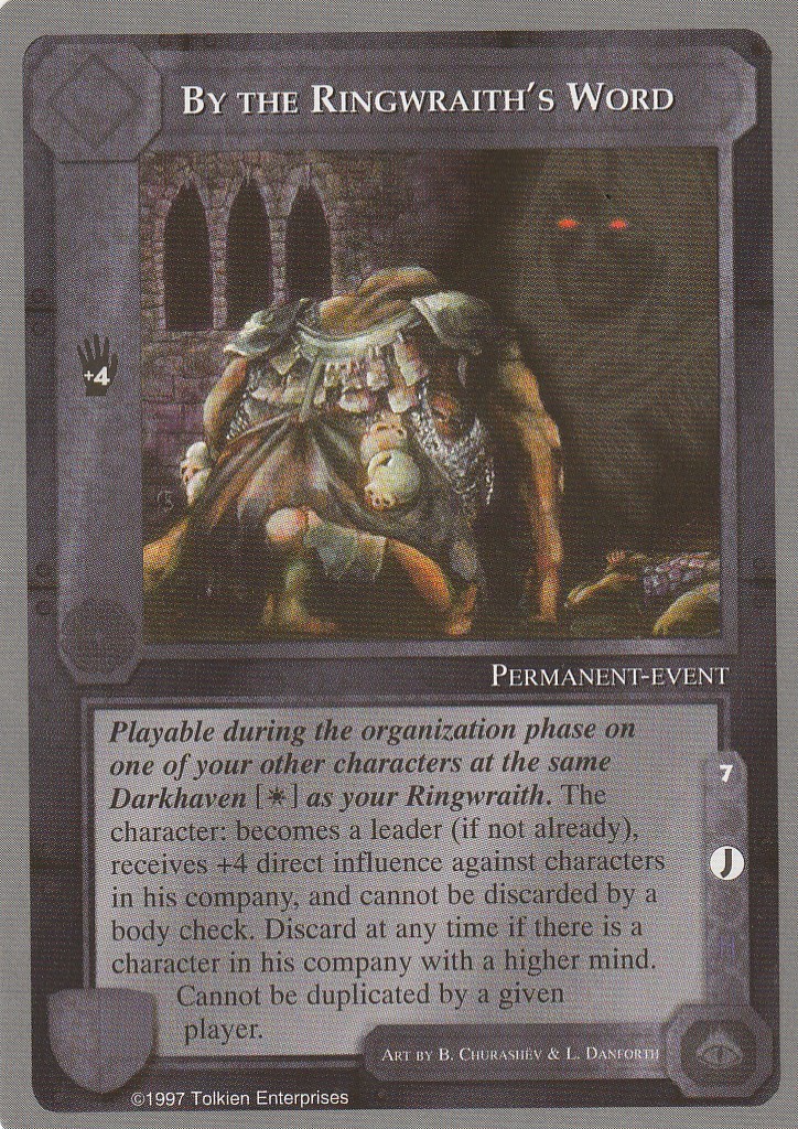 By the Ringwraiths Word [Reprint] - LE171