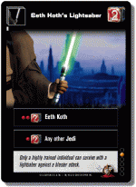 Eeth Koth's Lightsaber