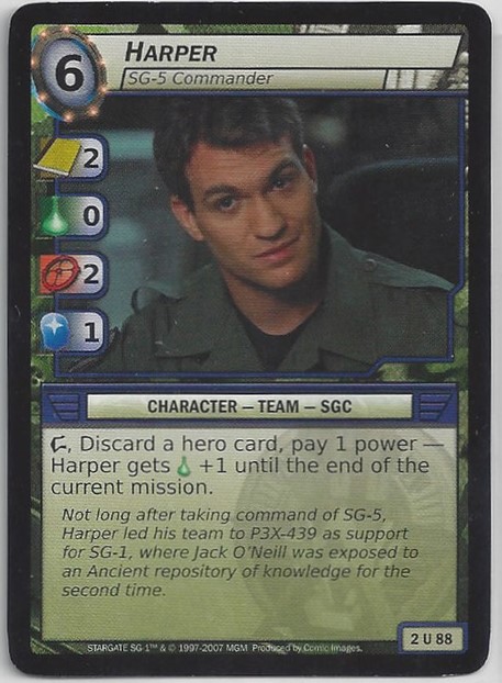 Harper, SG-5 Commander