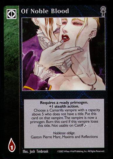 Of Noble Blood