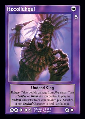 Itzcoliuhqui, Undead King