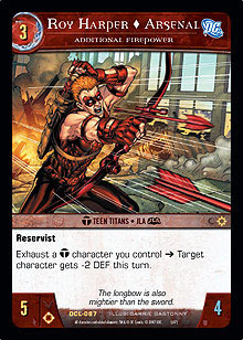 Roy Harper, Arsenal, Additional Firepower - Foil
