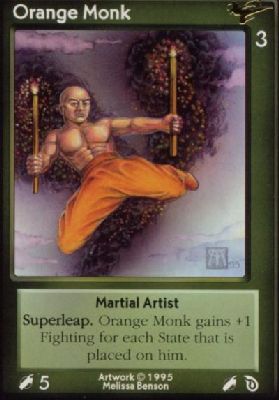 Orange Monk, Martial Artist