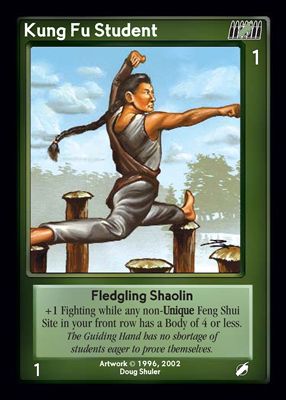 Kung Fu Student, Fledgling Shaolin