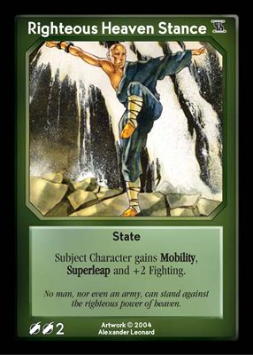 Righteous Heaven Stance