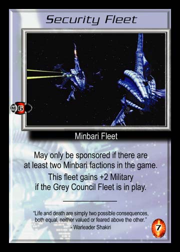 Security Fleet (Minbari)