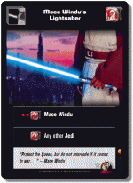 Mace Windus Lightsaber
