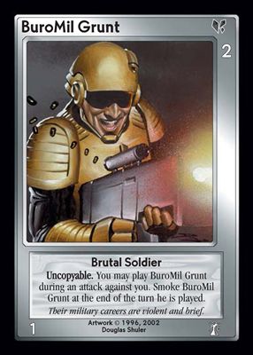 BuroMil Grunt, Brutal Soldier
