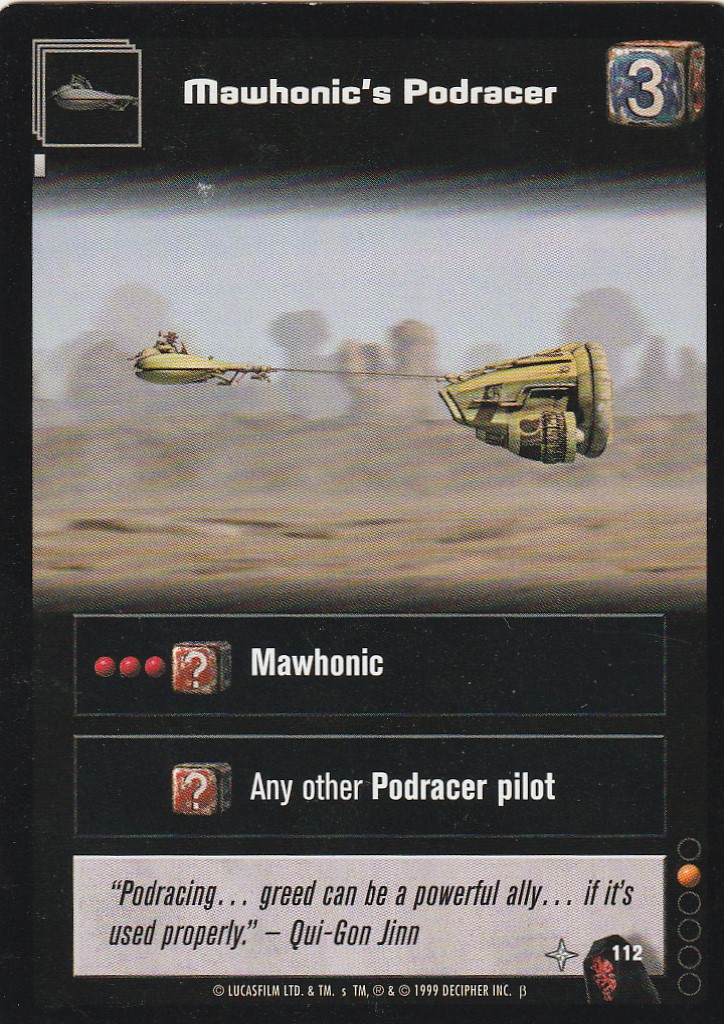 Mawhonics Podracer [Beta]
