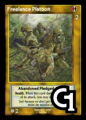 Freelance Platoon, Abandoned Pledged Agents