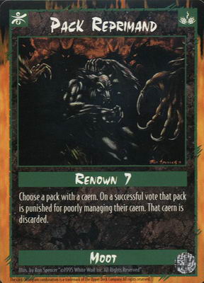Pack Reprimand