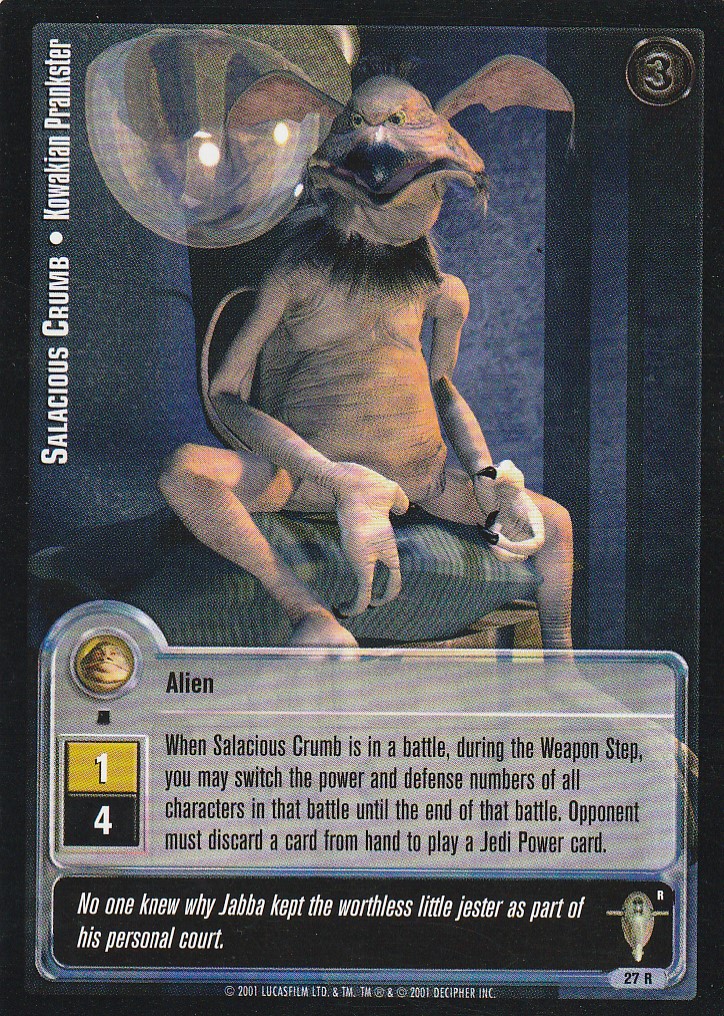 Salacious Crumb - Kowakian Prankster (R)