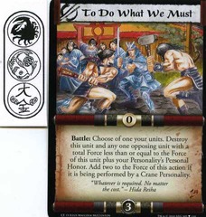 To Do What We Must - c15 promo