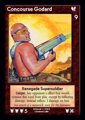 Concourse Godard, Renegade Supersoldier