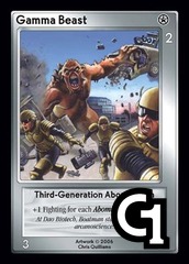 Gamma Beast, Third-Generation Abomination