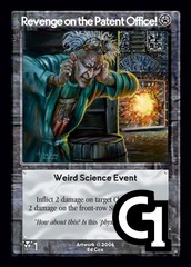 Revenge on the Patent Office!, Weird Science Event