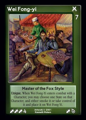 Wei Fong-Yi, Master of the Fox Style
