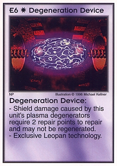 Degeneration Device