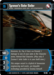 Tyranus's Solar Sailer (B)