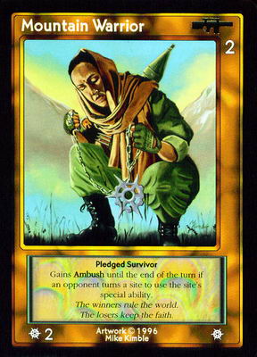 Mountain Warrior, Pledged Survivor