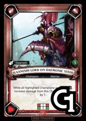 Slaaneshi Lord on Daemonic Steed - Foil
