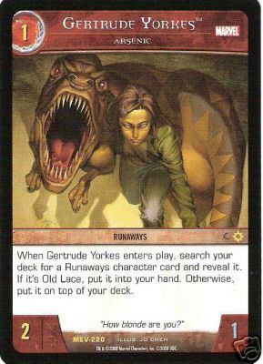 Gertrude Yorkes, Arsenic - Foil