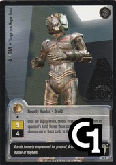 4-LOM - Dangerous Rogue Droid (R) - Silver Stamped