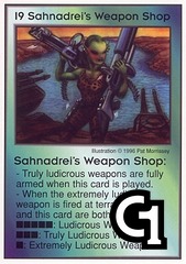 Sahnadrrei's Weapon Shop