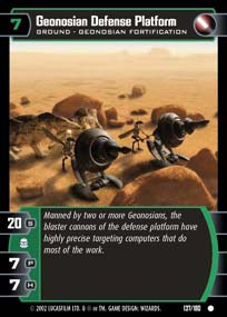 Geonosian Defense Platform