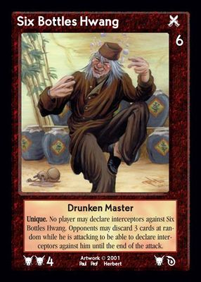 Six Bottles Hwang, Drunken Master
