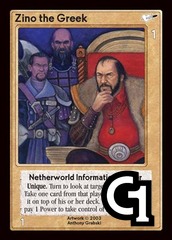 Zino the Greek, Netherworld Information Broker