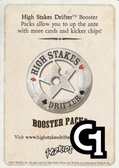 High Stakes Drifter Booster Packs Promo Card