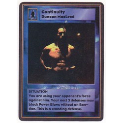 Duncan MacLeod : Continuity
