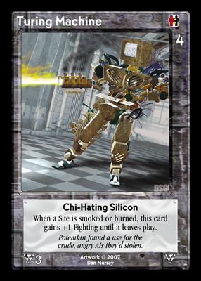 Turing Machine, Chi-Hating Silicon