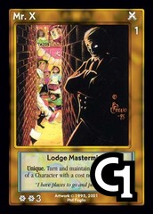 Mr. X, Lodge Mastermind