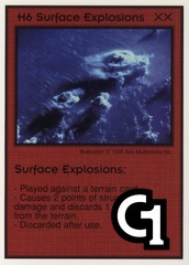 Surface Explosions