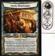 Hasty Barricades