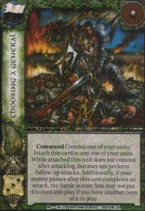 Choosing a General