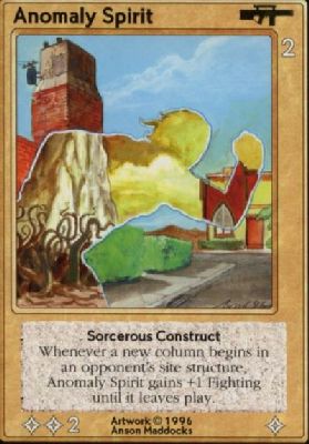 Anomaly Spirit, Sorcerous Construct