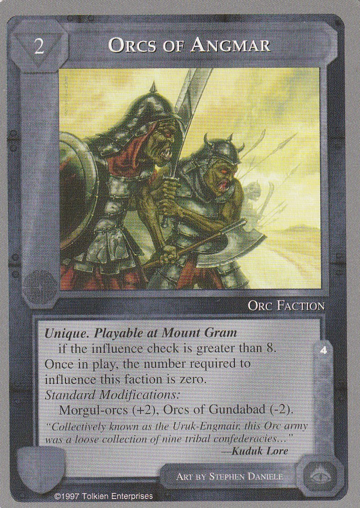 Orcs of Angmar [Reprint] - LE081