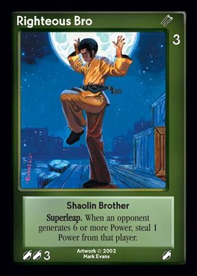 Righteous Bro, Shaolin Brother