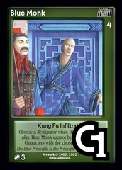 Blue Monk, Kung Fu Infiltrator