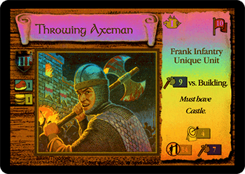 Throwing Axeman (Fr) - Foil