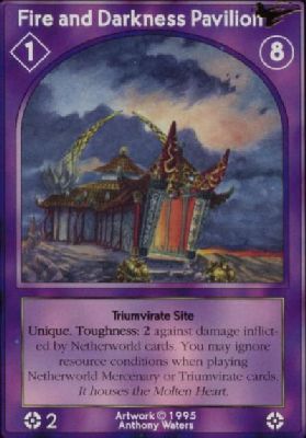 Fire and Darkness Pavilion, Triumvirate Site