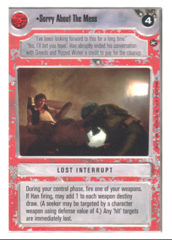Sorry About The Mess [White Border]